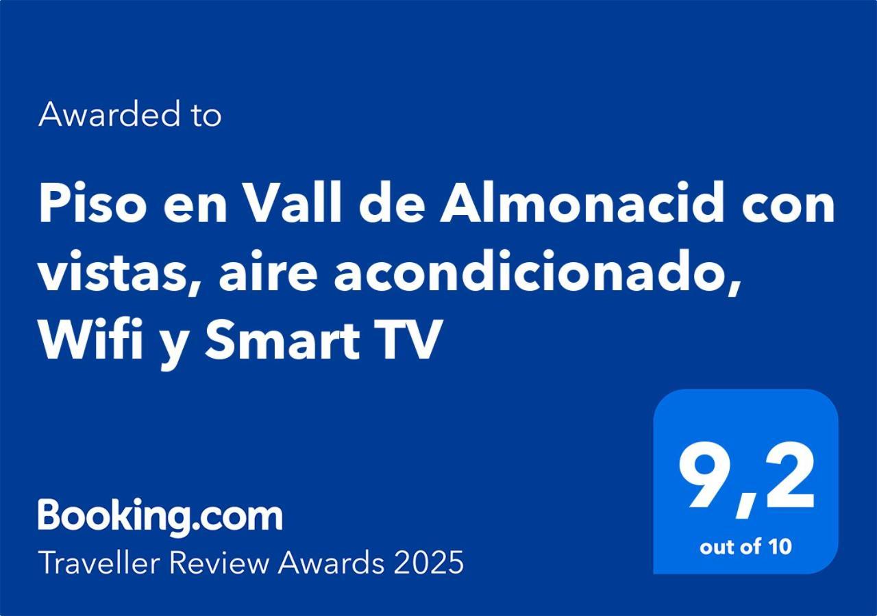 Piso En Vall De Almonacid Con Vistas, Aire Acondicionado, Wifi Y Smart Tv Eksteriør billede
